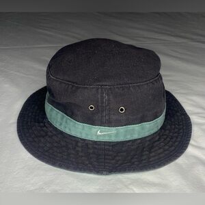 Vintage RARE Nike Tiger Woods Golf Bucket Hat Size Large 100% Cotton